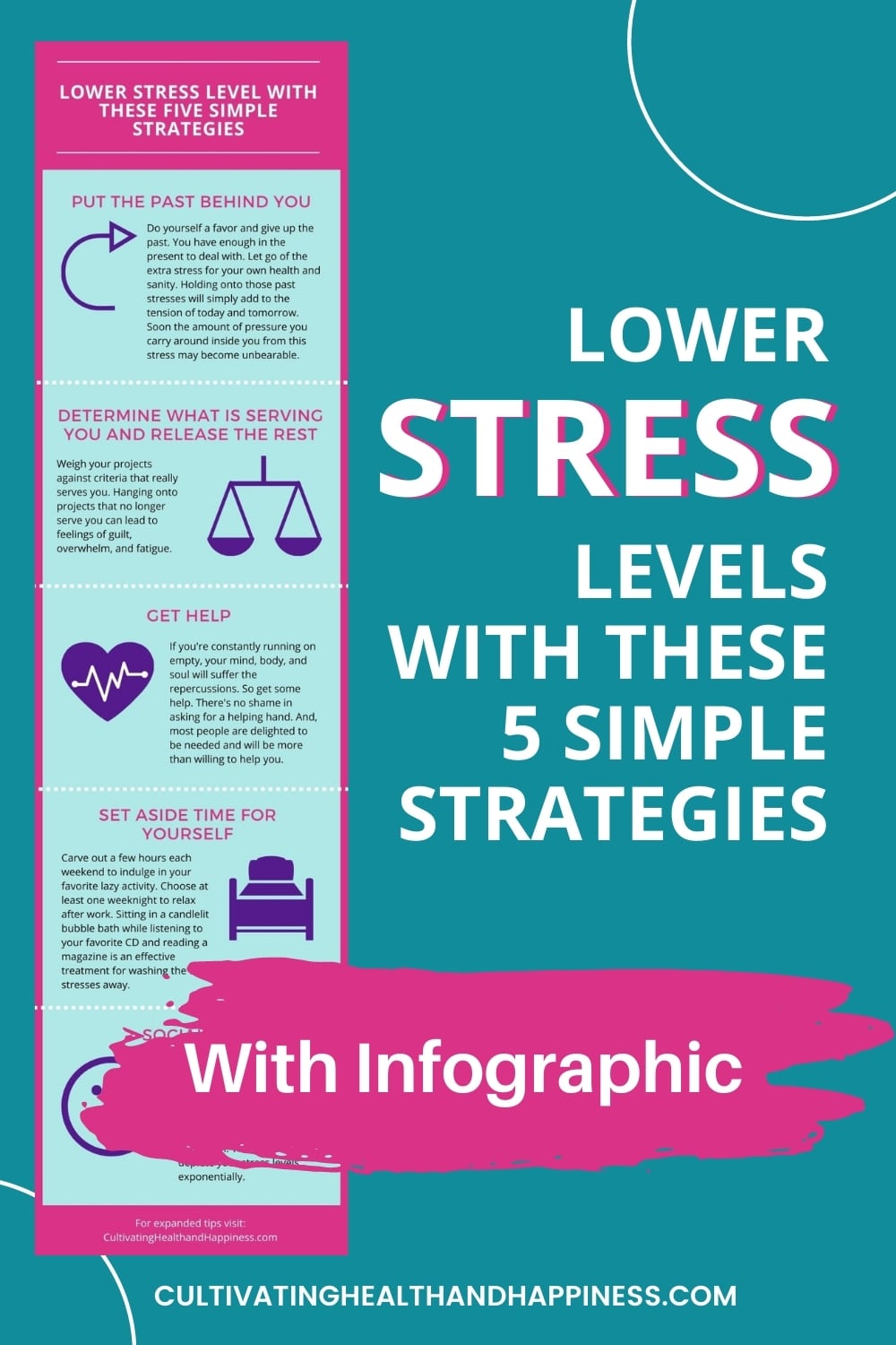 Lower Stress Level With These Five Simple Strategies {With Infographic} Cultivate an